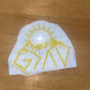 Ready to put on window decals